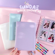 Sundae - A5 Binder Leather Case Pastel PC Photocard Album Binder/