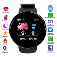 D18 Smart Watch Heart Rate Blood Pressure Monitor Fitness Tracker For Android