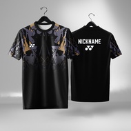 Jersey Badminton Custom Nickname YONEX Jersey Badminton Anti-Keringat Baju Badminton Pria Wanita Jer