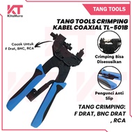 Connector Compression Crimping Tool, Waterproof RG6 Crimping Tool F BNC RCA | Coaxcial CRIMPING TOOLS Pliers TL-501B