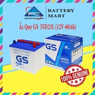 Bình Ắc Quy Nước 12V-60Ah Ắc Quy Ô Tô GS 55D23(L)