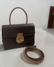 Celine Horse Carriage Box bag vintage 瑟琳 馬車扣 盒子 包 袋 中古