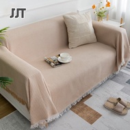 JJT [จัดส่งฟรี]90*150-90*210-cm ผ้าคลุมโซฟา ผ้าคลุมโซฟาแบบไม่มีที่วางแขน ผ้าคลุมเตียงโซฟาแบบพับได้ผ้าคลุมโซฟาแบบสากลเต็มรูปแบบ หลายสีให้เลือก ผ้าคลุมโซฟา Elasticity No Handrail Sofa Slipcover ปลอกหุ้มคลุมโซฟาแบยืดได้ไม่มีที่พักแขนผ้าคลุมโซฟาเบดแบบพับ