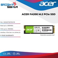 ACER FA200 M.2 PCIE Gen4x4 SSD (500GB/1TB/2TB/4TB)