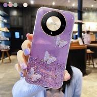 KOSLAM Diamond Encrusted Butterfly Shines Phone Case for Huawei Honor X9b 5G X9a 5G X8a X7a New Styl