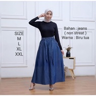 Umbrella jeans skirt,/ women's jeans skirt,/ plain jeans skirt,/ long jeans skirt, latest/ jeans ski
