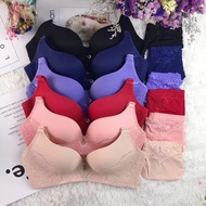 Bra / BRA J-6612 + CD (1 SET) THICK FOAM NO WIRE SIZE 34-38 bras women's underwear suits imported qu