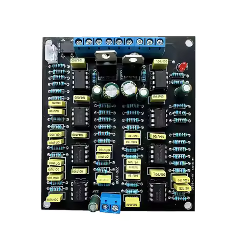 Bass Midrange Treble 3-ways Crossover Audio Board NE5532P OP AMP Frequency Divider Crossover Filters