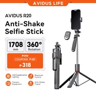 AVIDUS portable selfie stick170 360 with Bluetooth remote control tripod anti shake selfie stick
