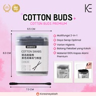 Premium Cotton Buds for Makeup & Ears – 100 pcs + Free Box