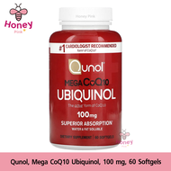 Qunol Mega CoQ10 Ubiquinol 100 mg 60 Softgels