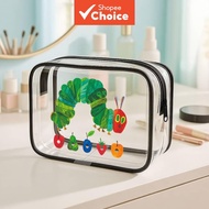 Cute caterpillar & fruit cosmetic bag. Portable, fun gift for friends, great for travel & beach  Beg