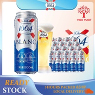 Kronenbourg 1664 Blanc Wheat Beer 500ml Can (Bundle of 24)