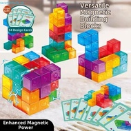 SEVENHOME3E Magnetic Cube, Building Model Versatile Assembly Intelligence Magic Cube, Fun DIY Square