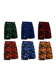 MULTICOLOR FBT Printed Fabric Shorts (6 pieces set) BD2601