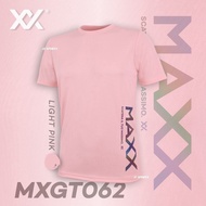 Authentic MAXX sports top MXGT062 classic print round neck versatile fitness training T-shirt
