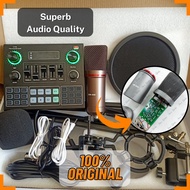 ♀Premium Quality v9 Live Sound Card with Bm800 Condenser Microphone Set 2022model✬