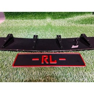 Mercedes Benz GLA H247 2022 2023 2024 AMG Rear bumper under diffuser lip skirt air duct fin cover BO