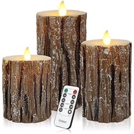 Vinkor Flameless Candles Battery Operated Candles Real Wax Pillar LED Candles with 10-Key Remote and