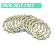 สำหรับคาวาซากิ Z900 2022 2017 2018 2019 2020 2021 ZR900A /N/c/e ZR 900 RA แผ่นคลัตช์แรงเสียดทานไฟเบอ