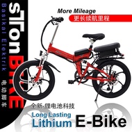 StonBike 20" Foldable Electric Bicycle E-bike Ebike basikal elektrik AUDI SPORT RIM VERSION AUDI2020S