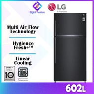 516L - 602L LG Smart Inverter Fridge Peti Sejuk Top Freezer