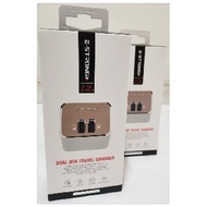 E-Strong ES-D23 Dual USB Travel Charger 2.4A Output 2 port charger