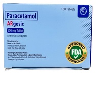 PARACETAMOL (ARgesic)500mg/100 tablets