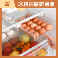 多功能滾蛋式冰箱雞蛋收納盒 - 冰箱抽屜盒|冷藏保鮮盒|懸掛式收納盒|分格整理架