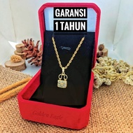 Kalung tas channel | Bahan Original Titanium Bukan Yang Campuran | Kalung Anti Karat & Tidak Bikin A