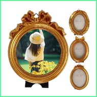 Tiny Picture Frames 4 Pieces Vintage Irregular Wall Display Resin Small Picture Frames for Table Hom
