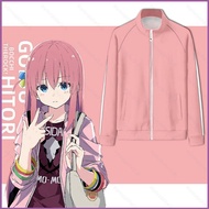 Sy3 Bocchi The Rock Gotoh Hitori Stand-Up Collar Zipper Jacket & Sweatpants Set