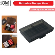 Battery Holder Storage Case AA AAA  Box Case (10 slots)