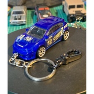 GANTUNGAN Hot Wheels Subaru WRX STI Loose 2012 Custom Keychain KeychainKeychain
