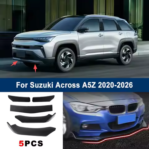 Adjustable 5Pcs Sectional Front Spoiler Lip For Suzuki Across A5Z 2020-2026 Front Bumper Splitter Ca