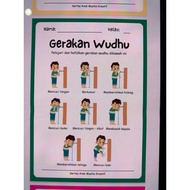 KINDERGARTEN PRACTICE QUESTIONS ELEMENTARY SCHOOL/ PAUD PRAYER AND WUDHU/ 21 SHEETS
