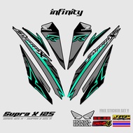 STRIPING SUPRA X 125 R NEW MOTIF 1 STICKER/ SUPRA X 125 FI STICKER/ SUPRA-X 125 R/ WAVE 110 R/ STIPI