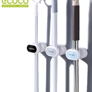 GANTUNGAN Price . Ecoco Mop Holder Gray - Umbrella Mop broom wall hanging Holder directly attached