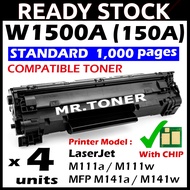 4x Compatible Toner Cartridge For HP 150A W1500A 150X W1500X M111a M111w M111 M141 MFP M141a MFP M14