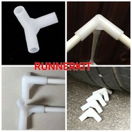 1 pcs 8.5mm T joint T pipe 3 way connector lalamove grab delivery food bag T joint