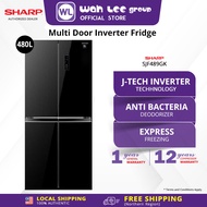 Sharp 480L 4 Door Refrigerator SJF489GK 421 Litre Capacity J-Tech Inverter SJF489GK Peti WAH LEE STO