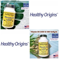 Healthy Origins-Vitamin D3 2 400 IU 120 Softgels D3 D3