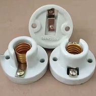 Source Factory E10 E12 E14 Open Ceramic Lamp Holder Lamp Holder High Temperature Resistant Ceramic L