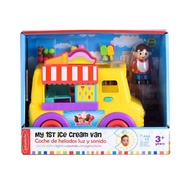 Wel-B x Infunbebe My 1st ice cream van (รถไอศครีมของเล่น) - ของเล่นเด็ก รถบัส  มีเสียง กดได้ เสริมพั