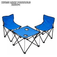 Portable Camping Folding Chair Stool + Practical Outdoor Chair Table Easy to Carry