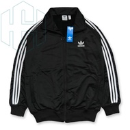 Jaket Pria Wanita Tracktop Adidas Firebird Putih Strep Hitam