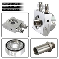 Oil Block Adaptor Kit Thermostatic Fits for 2013-2019 Subaru BRZ Scion FR-S FA20 Toyota GT86 FT86 Tu