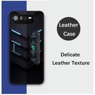 For Asus ROG6 HD Patterned Vegan Leather Case For Asus ROG 6 Case For Asus ROG Phone 6 Back Cover RO