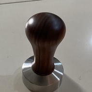 Precision Coffee Tamper 53.2mm, 53.5mm, 54.7mm SS304 Base, Wooden Handle