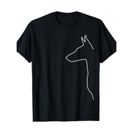Doberman Pinscher Dobie Silhouette Doberman T-Shir- T-Shirt